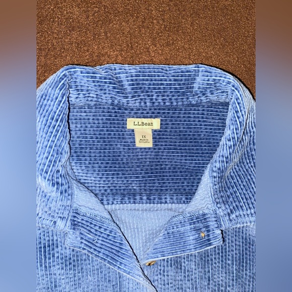 L.L. Bean Corduroy Button Up Shirt - Picture 2 of 5